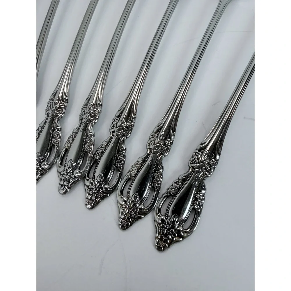 Oneida RAPHAEL Stainless Distinction Deluxe Iced Tea Spoons Lot Of 10